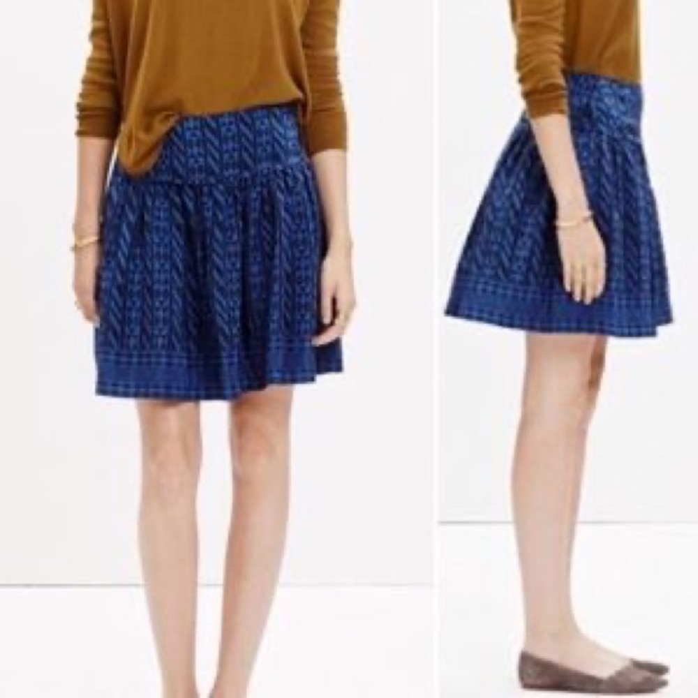 Madewell 100% Silk Skirt